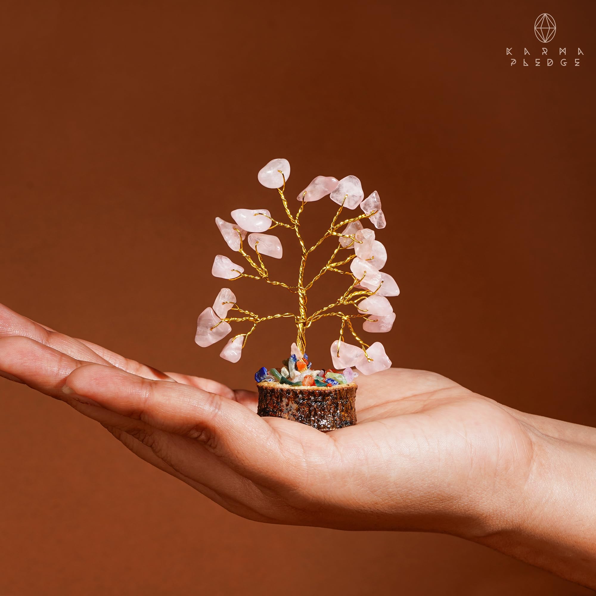 KARMAPLEDGE Arbre Cristal décor bureau ou salon pour concentration