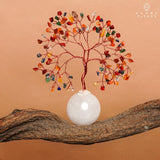 KARMAPLEDGE Arbre Cristal Emballage Soigne — note artisanale incluse et emballage sécurisé.