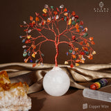 KARMAPLEDGE Arbre Cristal Hauteur 15-18 cm — pièce décorative de taille idéale.