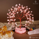 KARMAPLEDGE cristal rose-quartz décoration-maison, ambiance zen et bien-être au quotidien.