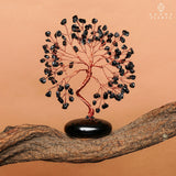 KARMAPLEDGE Décoration table arbre de vie obsidienne — moment de méditation et calme.