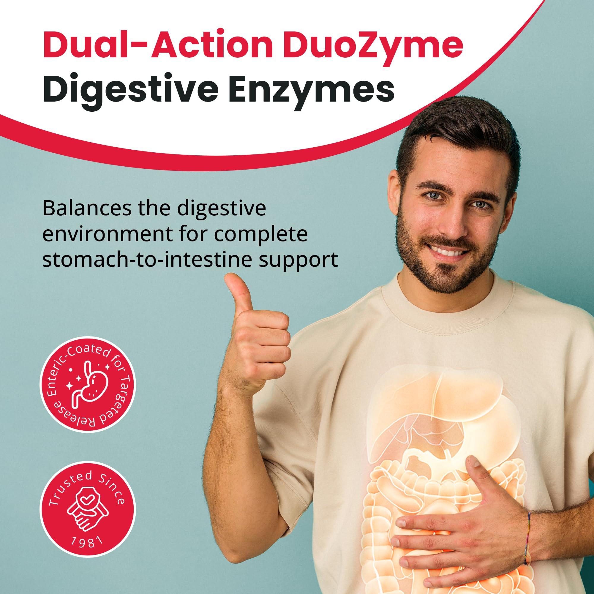 Karuna DuoZyme - ingrédients digestifs avancés pour la digestion.