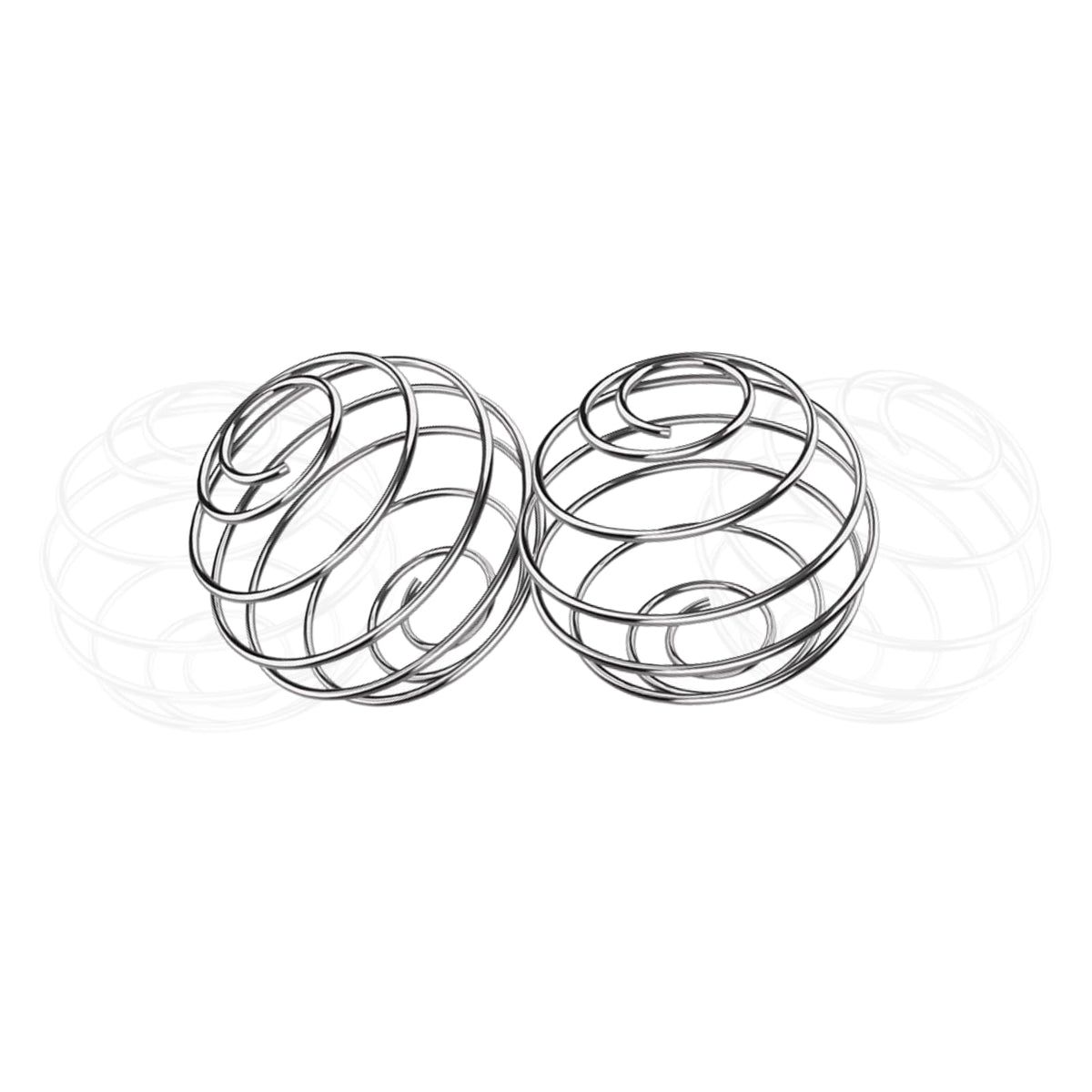 KASBEE Boules fouet 2,1 pouces en acier inox pour mélanger sans grumeaux