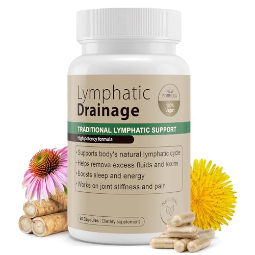 Bouteille Kaseano de capsules drainage lymphatique, soutien potentiel au bien-être quotidien.