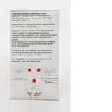 KASHSURG bandelettes fluo ophtalmiques contenu 1 mg pour tests précis
