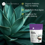 Kate Naturals Inuline ajoutée dans le café, douceur naturelle et fibre prébiotique.