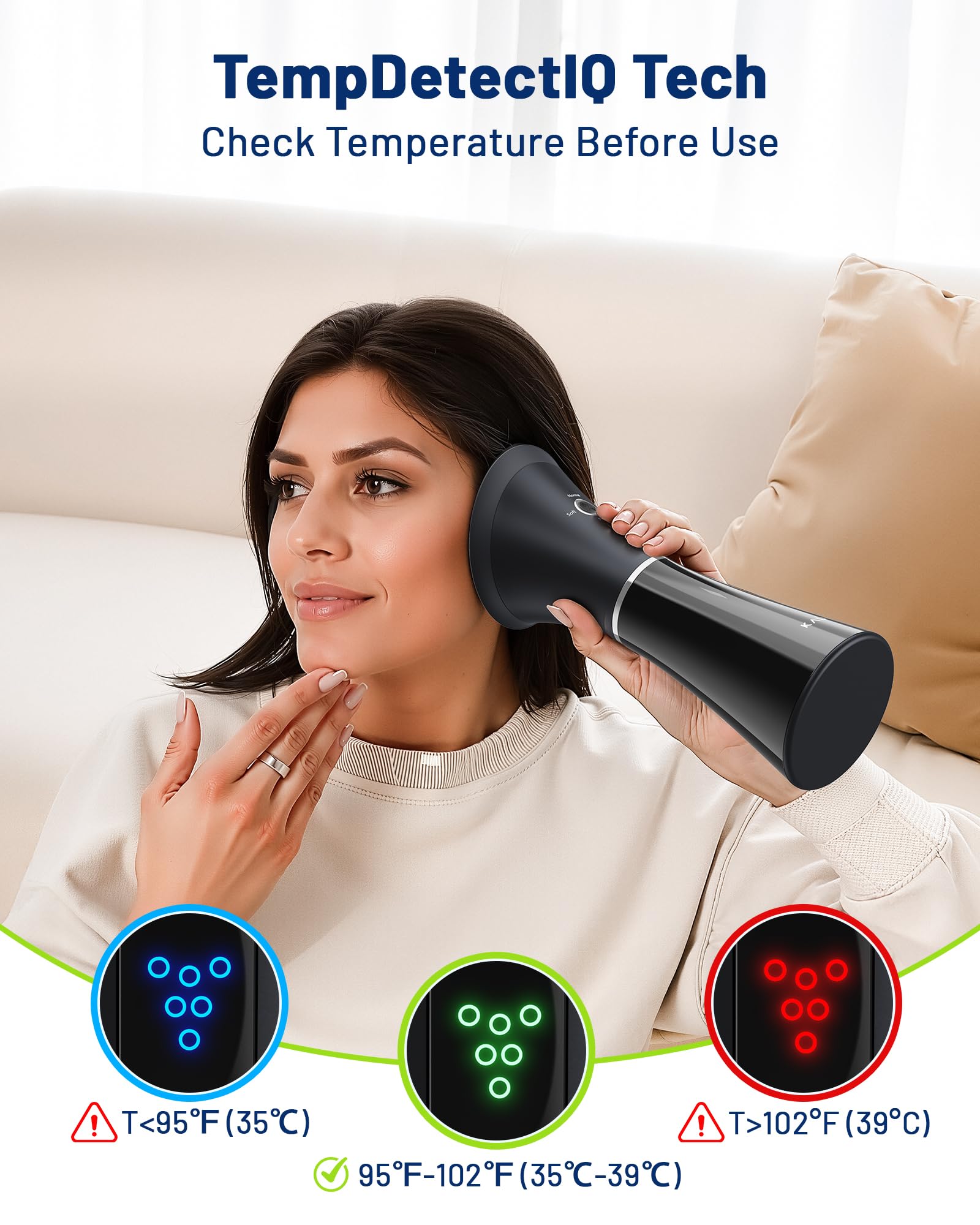 Kaugic quatre-pression-eau: choix d intensité selon le besoin