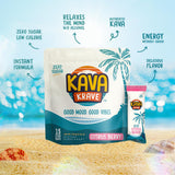 Kava Krave voyage-format compact: idéal en déplacement.
