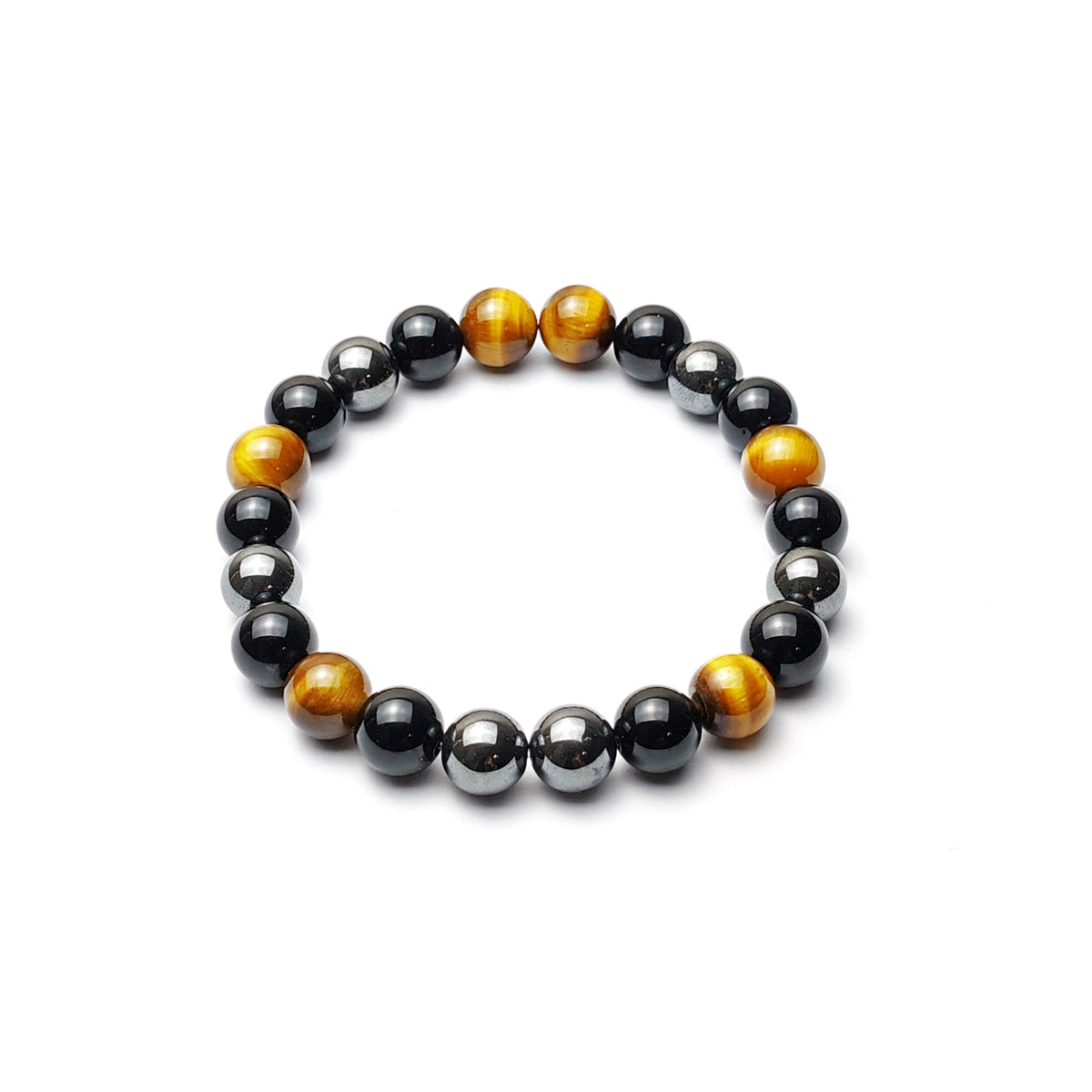 KAVAGOBO bracelet triple protection avec œil du tigre pour davantage de confiance.
