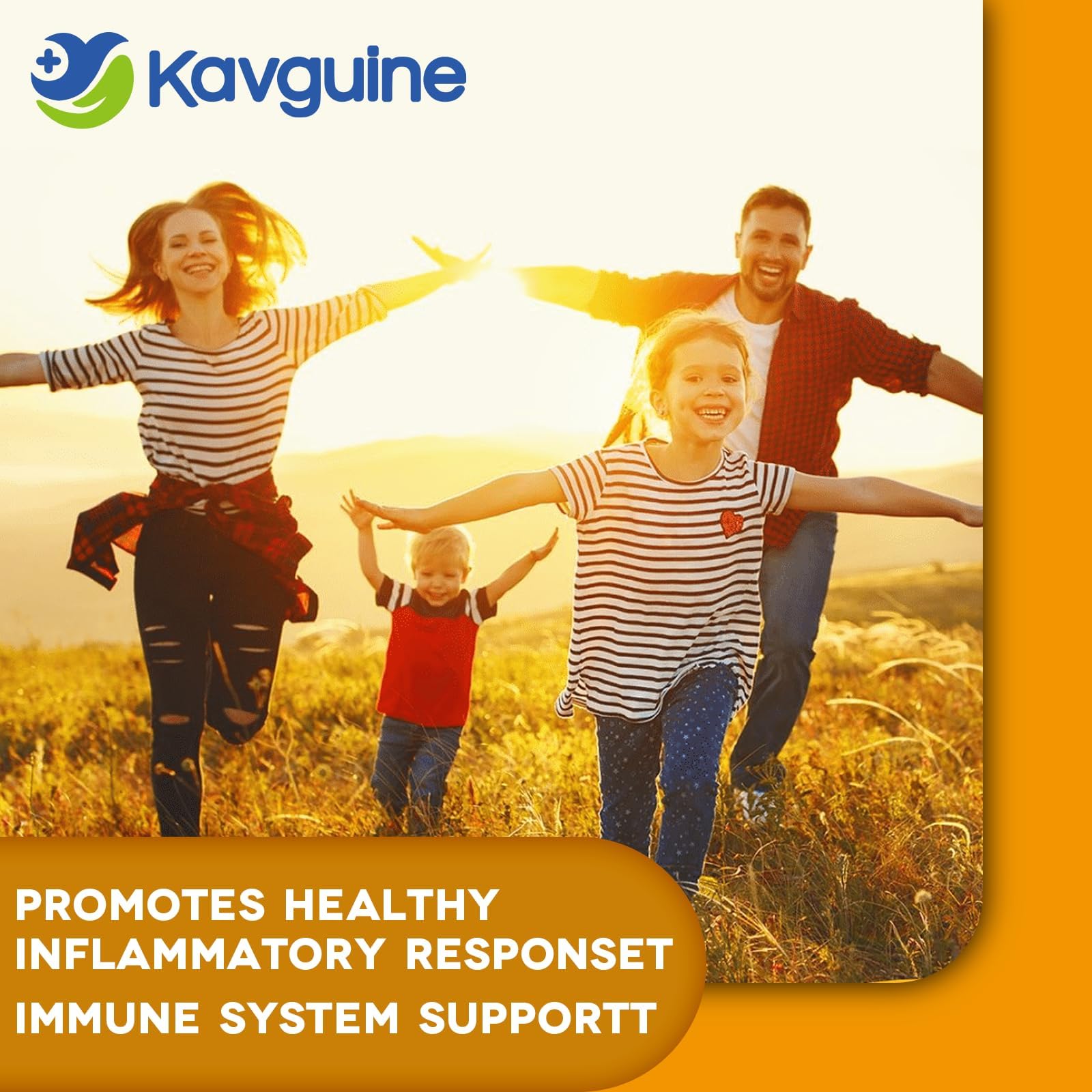 Capsules véganes Kavguine Curcuma sans gluten ni lactose pour routine naturelle.