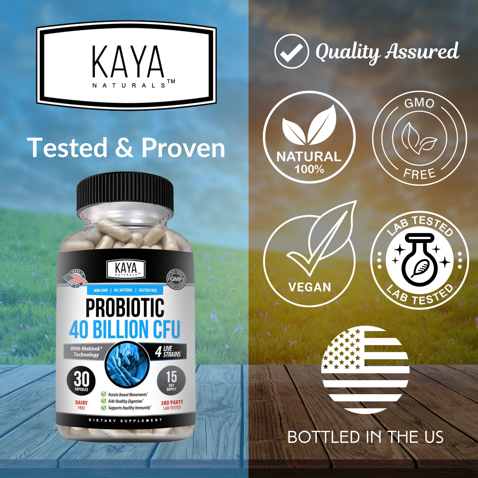 Prendre une capsule Kay Naturals dans la routine quotidienne.