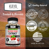 Kaya Naturals berberine HCL 1200mg – boite pilules ouverte, manipulation facile.