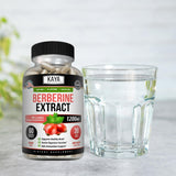 Kaya Naturals berberine HCL 1200mg – ingredients naturels, formule sans OGM.