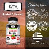 Kaya Naturals Berberine HCL boite-emballage—présentation soignée et pratique.