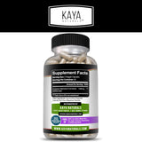 Bouteille Kaya Naturals Sureau, 60 capsules faciles à prendre.