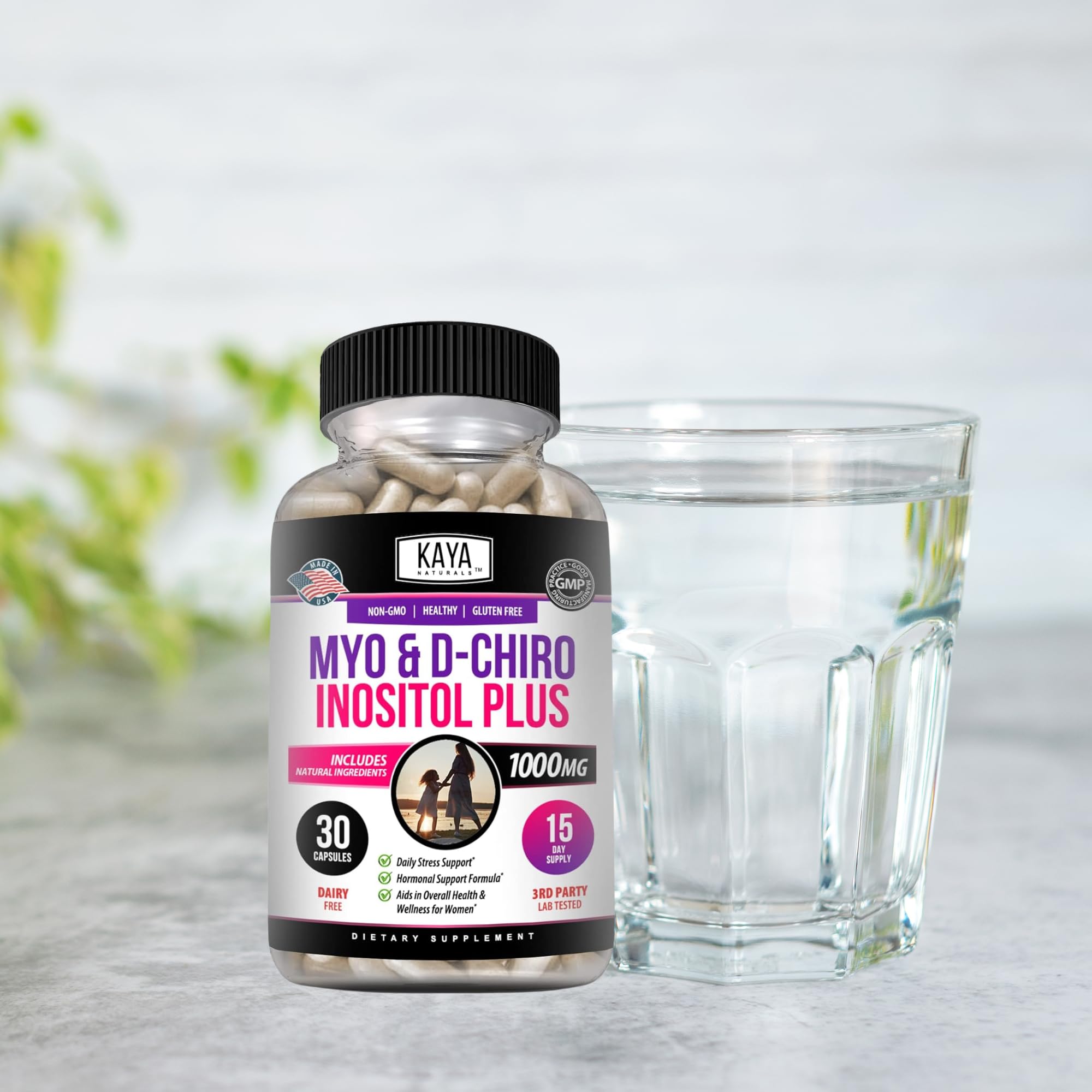 Kaya Naturals – capsules dans eau, utilisation simple au quotidien.