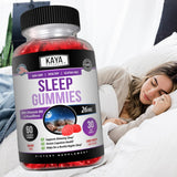 Gomme Kaya Naturals Mélatonine, douceur et facilité d’ingestion nocturne.