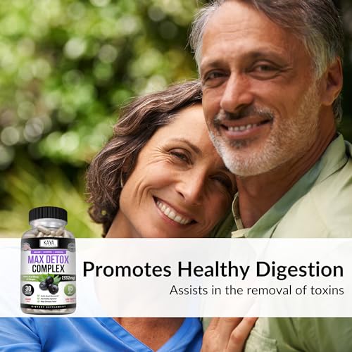 Extrait d’acai dans Kaya Naturals Max Detox, apportant une touche naturelle.