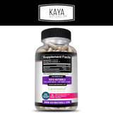 Kaya Naturals Myo et D-Chiro Inositol Plus – capsules faciles à avaler.