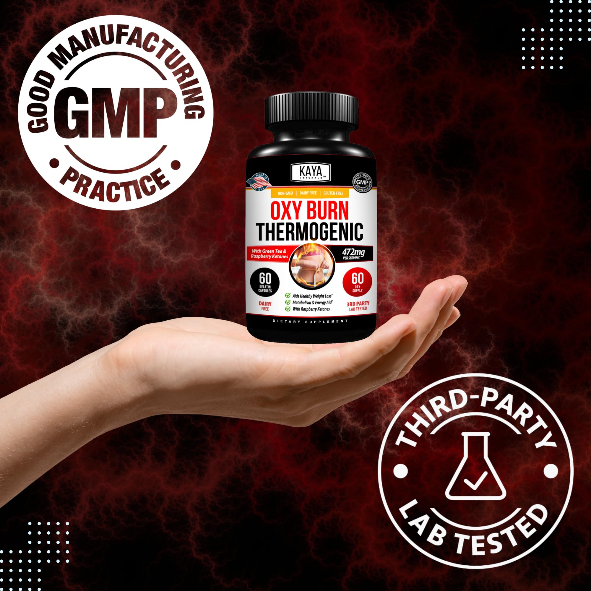 Kaya Naturals Oxy Burn – Formule naturelle soutenant digestion et détox légère.
