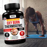 Kaya Naturals Oxy Burn – Tableau de dosage facilitant une prise quotidienne.