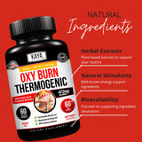 Kaya Naturals Oxy Burn – Mélange thermogénique à base de thé vert et framboise.