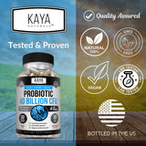 Kaya Naturals Probiotiques 40 Milliards – capsules: format végétal facile à prendre.
