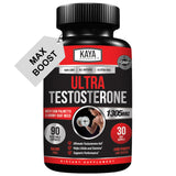 Kaya Naturals Ultra Testosterone - bouteille prête à l'emploi, énergie naturelle potentielle.