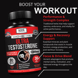 Ingrédients Tribulus sur l'emballage Kaya Naturals Ultra Testosterone.