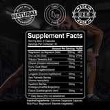 Capsules Kaya Naturals Ultra Testosterone visibles, prise facile pour énergie.