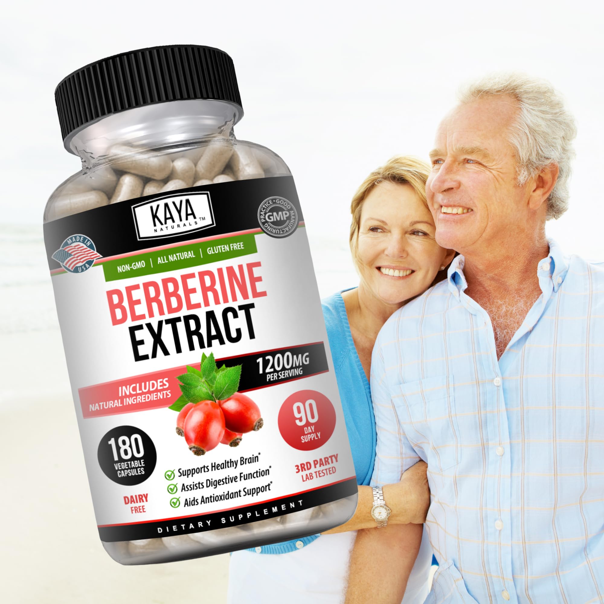 Kaya Naturals Berberine HCL utilisation-quotidienne—facilite un rituel sain.