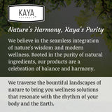Kaya Naturals routine quotidienne simple et pratique.