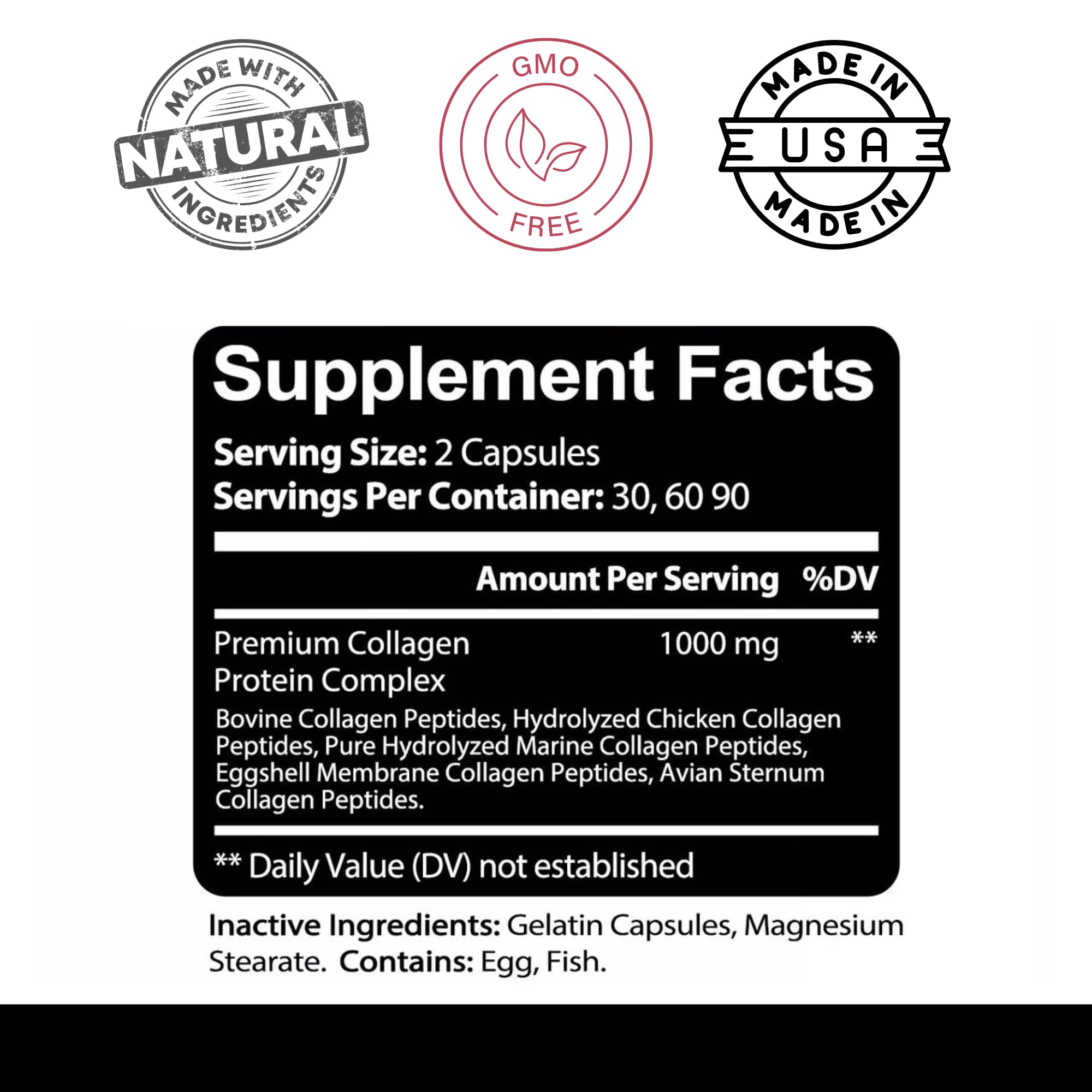 Étiquette Kaya Naturals bien lisible avec des informations claires sur la composition.