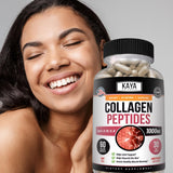 Vue du flacon Kaya Naturals avec gélules visibles, choix pratique pour le quotidien.