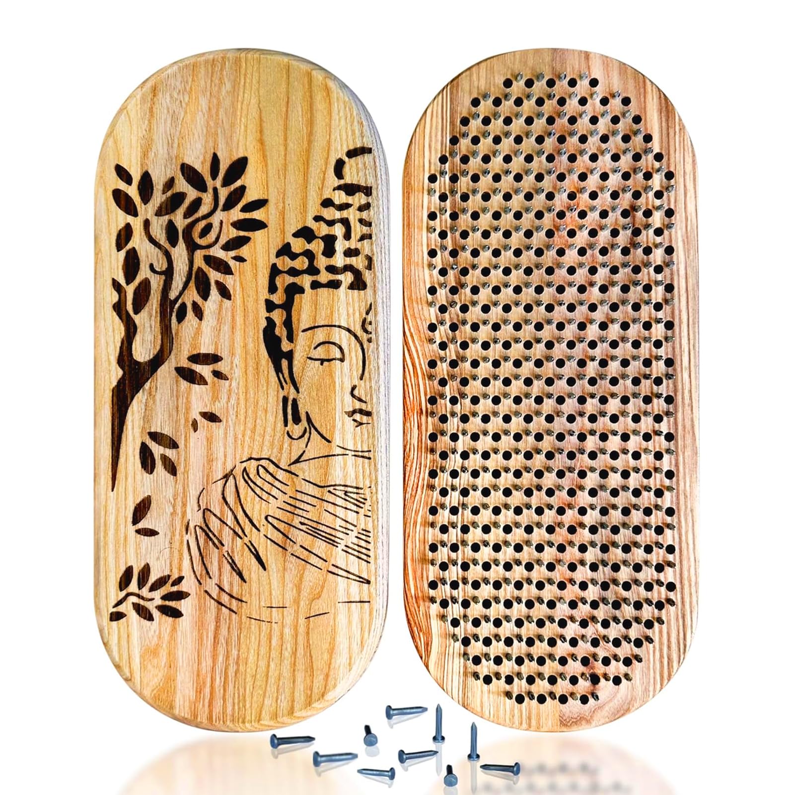 KCYXSMAX Sadhu Board - clous cuivre-pieds: massage acupression efficace