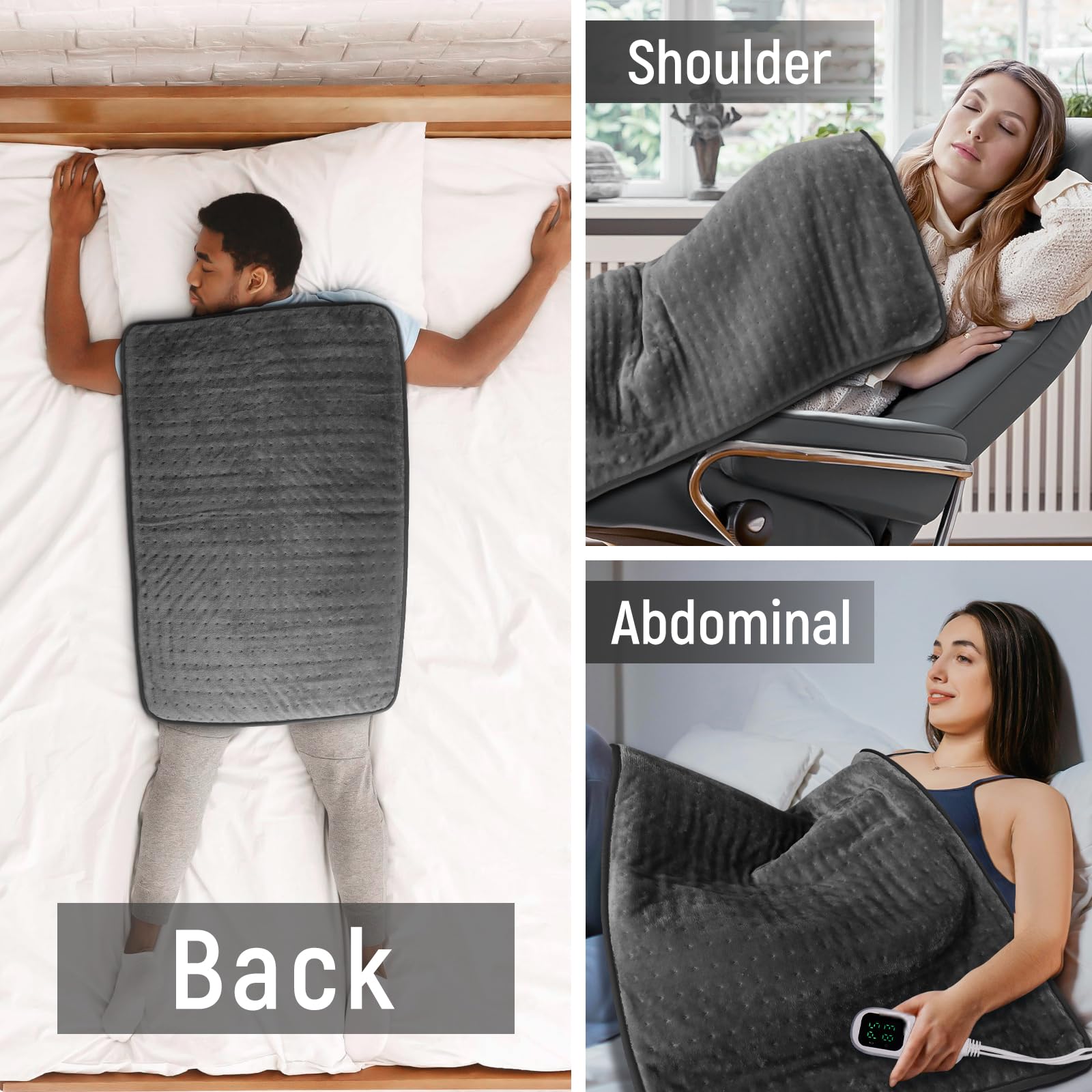 Coussin chauffant Kdti : lavage en machine pour entretien pratique.