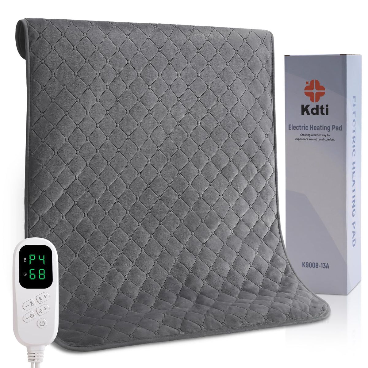Kdti coussin chauffant dos grand format pour une chaleur ciblée et durable