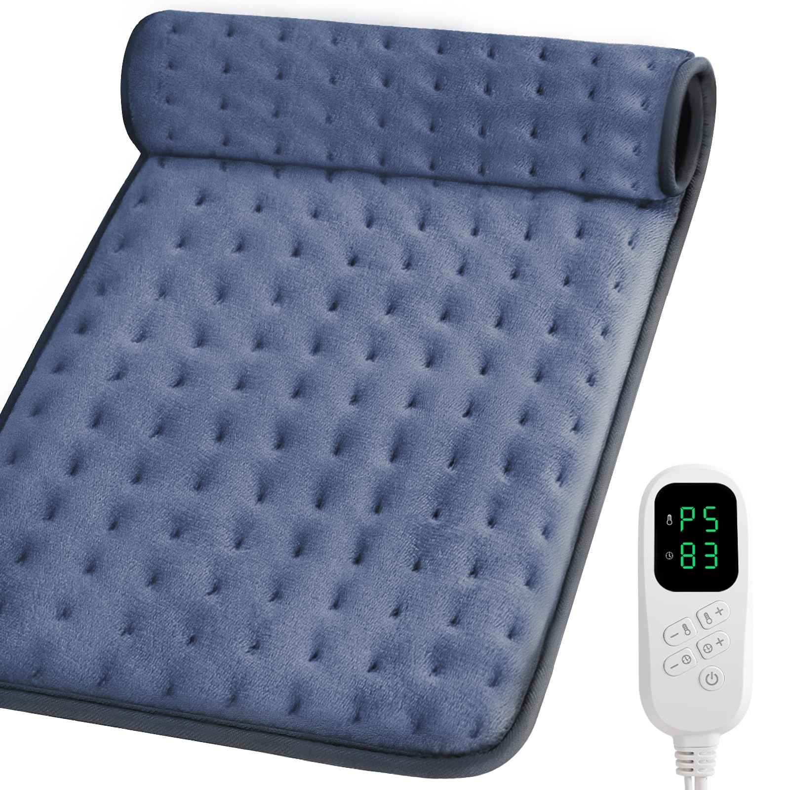 Coussin chauffant Kdti dos xl 24 po x 12 po offre une couverture thermique complète