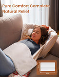 Kdti coussin chauffant en microfibre premium pour une douceur durable.
