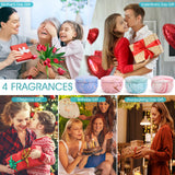 Boîte cadeau KEARLGMBH Bougies 4-pack, emballage élégant et prêt à offrir