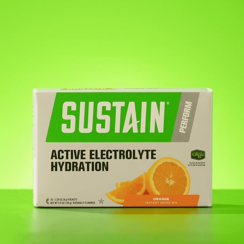 Sustain Sport sachet orange – réhydratation légère et énergie dans un paquet pratique