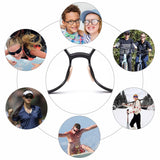 KECHIO coussins nez lunettes usage simple; application rapide et propre.