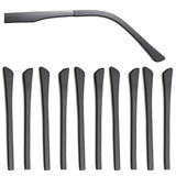 KECHIO embouts silicone antidérapants noirs pour branches fines, confort durable et tenue renforcée.