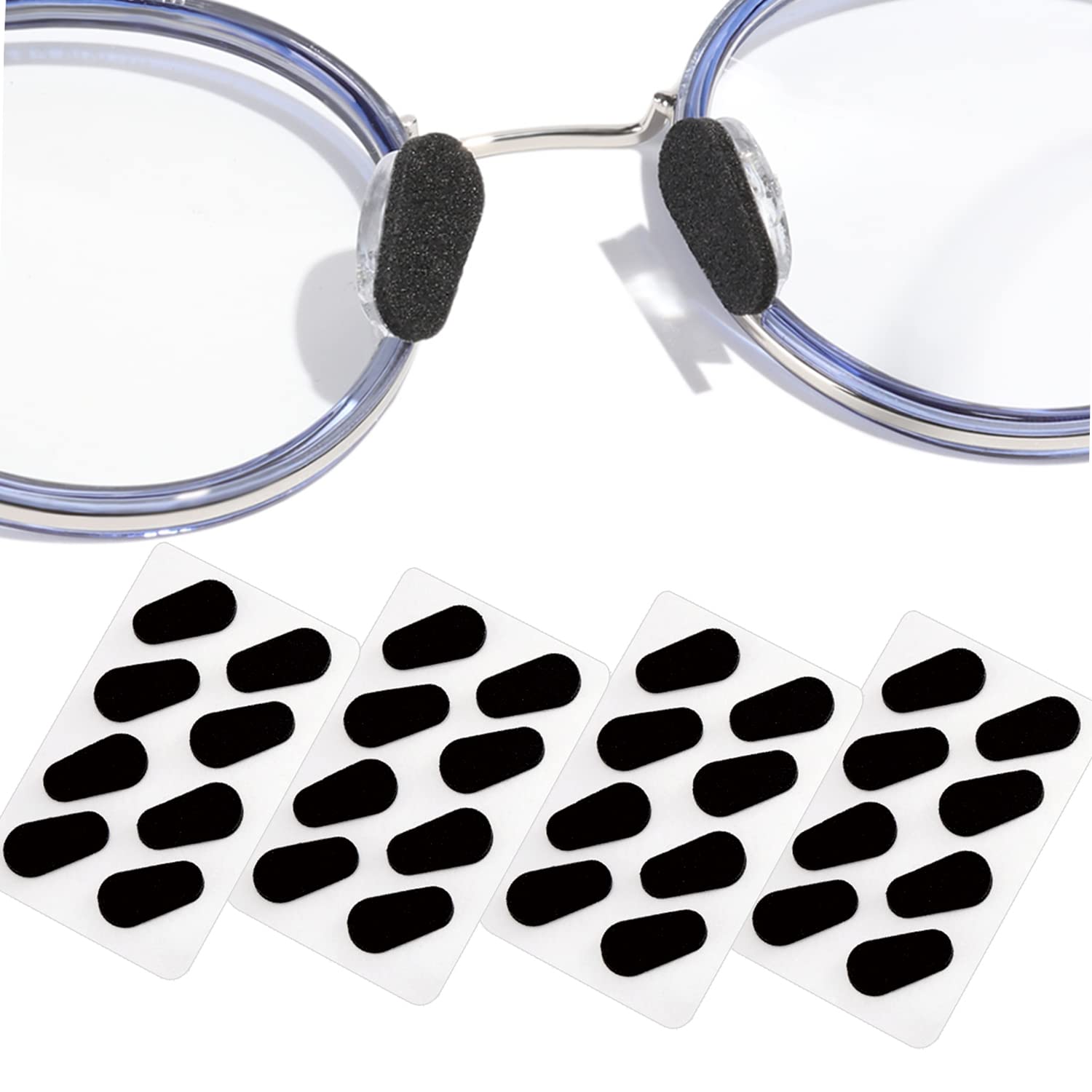 KECHIO coussinets de nez en mousse auto-adhésifs, confort durable et anti-glisse.
