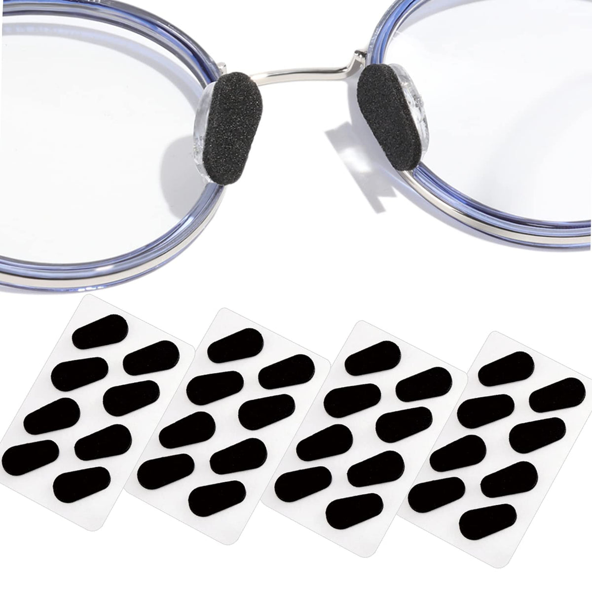 KECHIO coussinets de nez en mousse auto-adhésifs, confort durable et anti-glisse.
