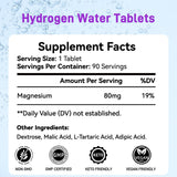 Kedicy tablettes se dissolvant dans l'eau, boisson hydrogene pratique et rafraichissante.