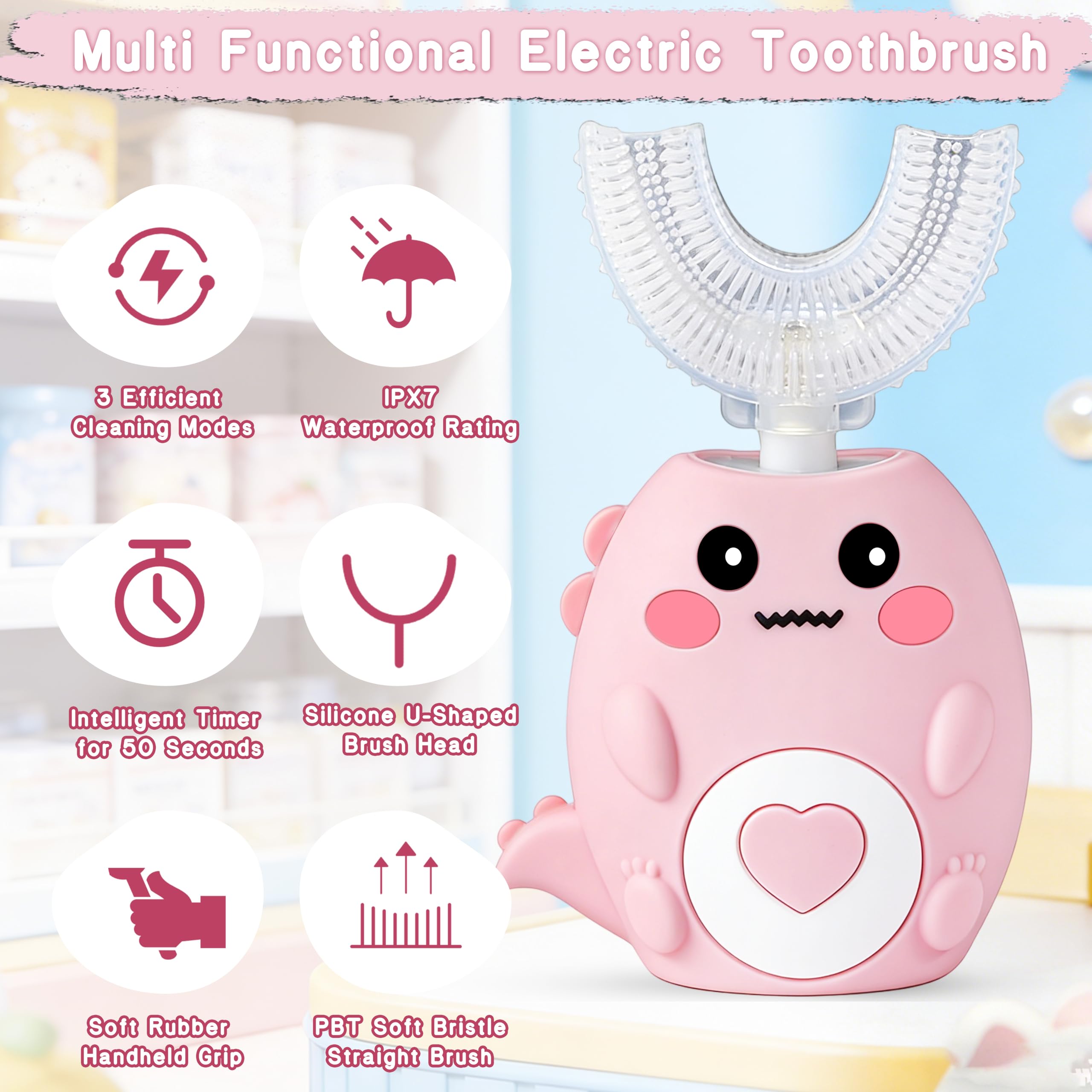 KEGOZ étanche IPX7 pour une utilisation sécurisée et simple au bain.