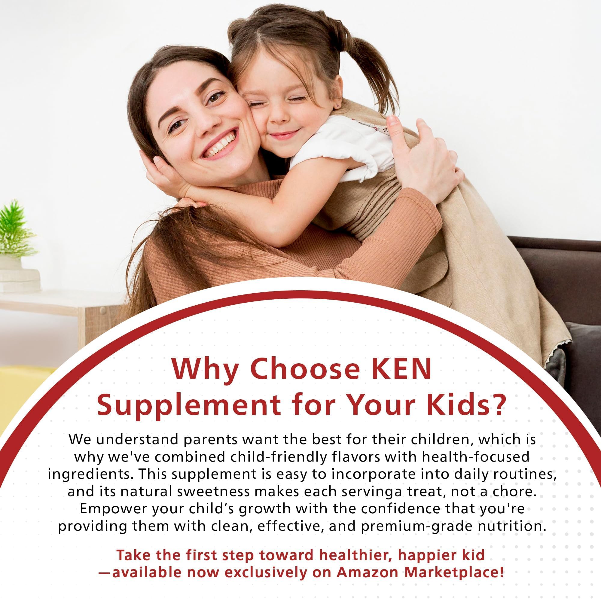 KEN Bouteille label clair — emballage lisible pour les parents et les enfants