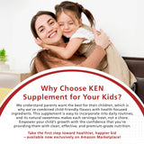 KEN Bouteille label clair — emballage lisible pour les parents et les enfants
