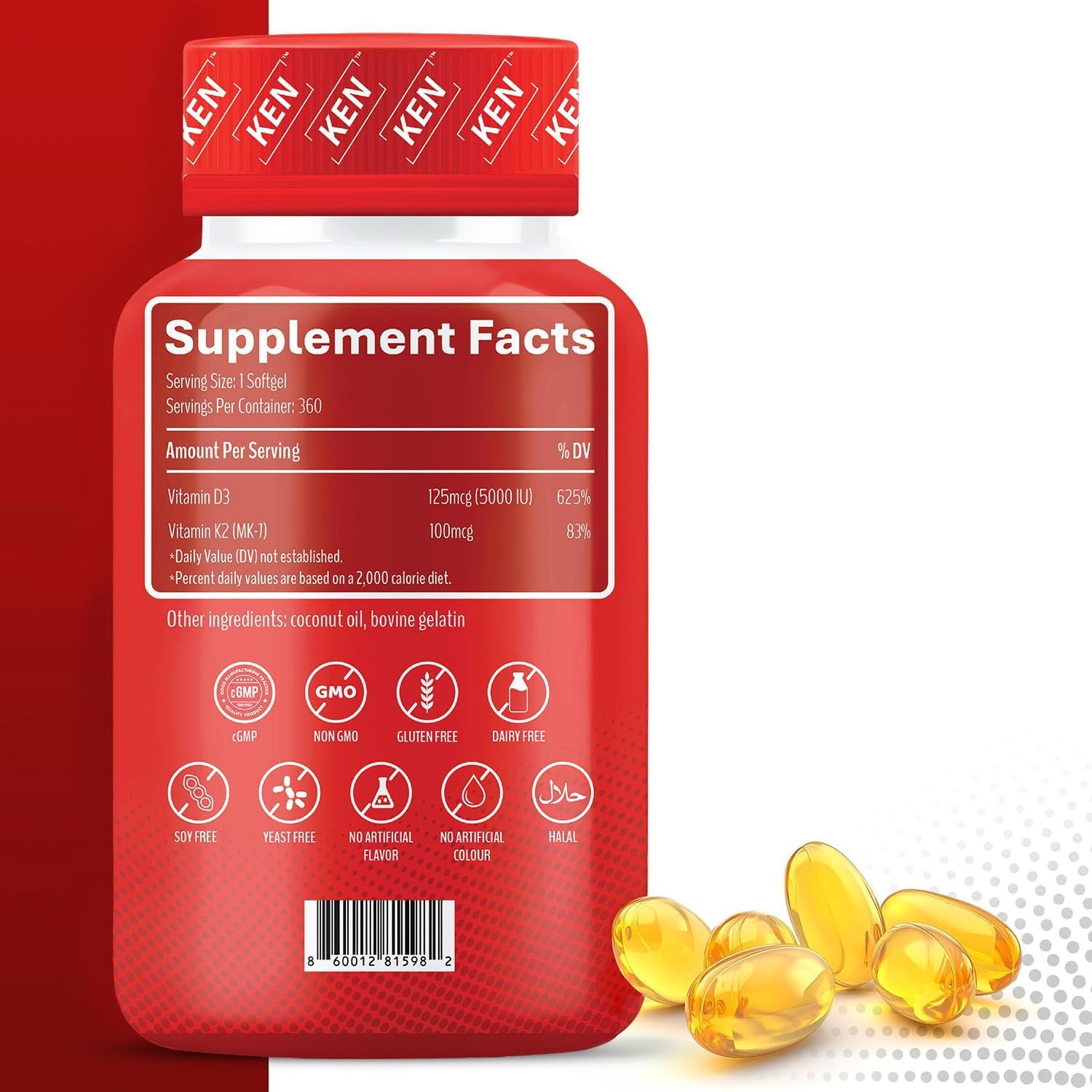 KEN liposomal D3 et K2 : soutien potentiel à la fonction immunitaire.